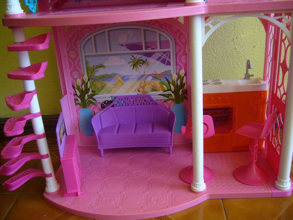 Barbie casa de praia 2 andares