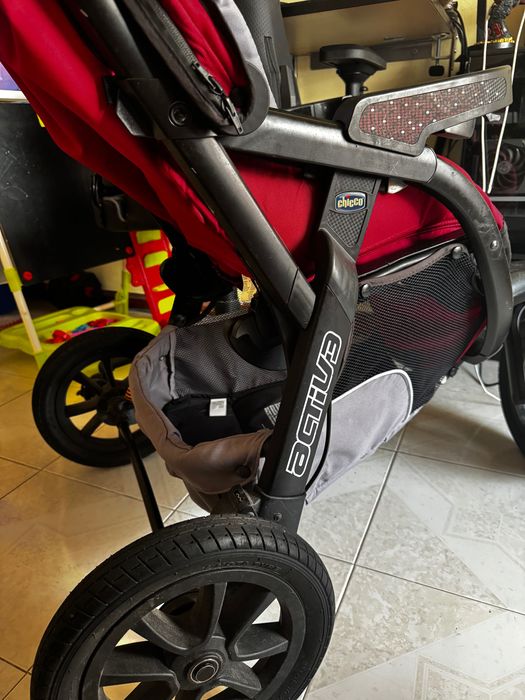 Conjunto carrinho, babycoque e alcofa Chicco