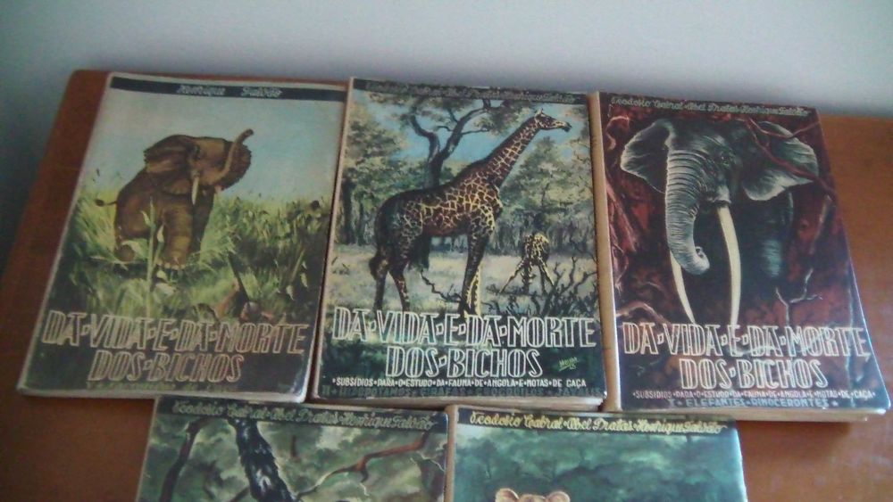 Da Vida e da Morte dos Bichos 5 vol de T.Cabral, A.Pratas, H.Galvão
