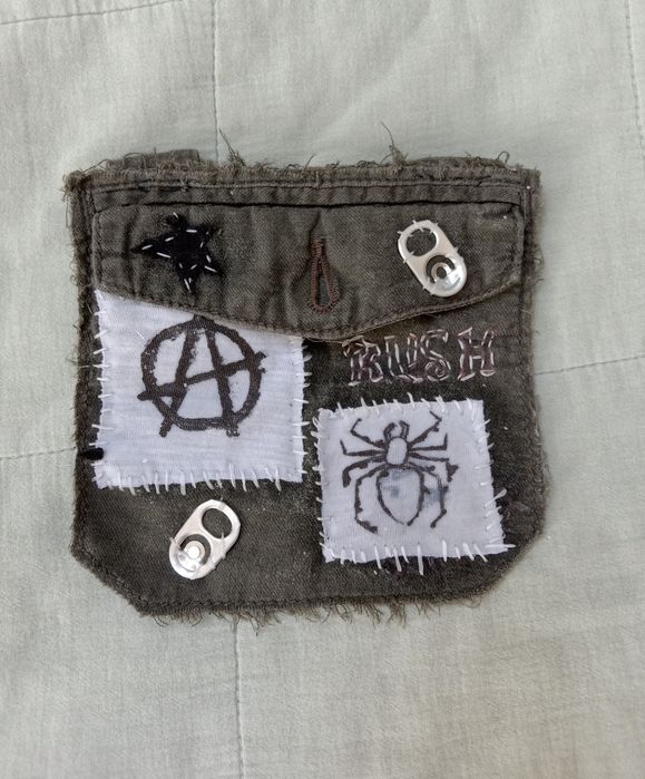 Saszetka punk handmade