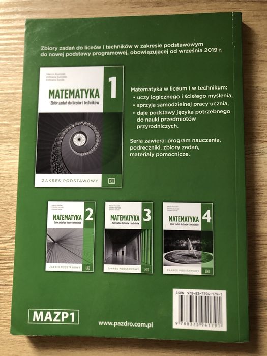 Zbiór zadań do Matematyki, klasa 1, zakres podstawowy