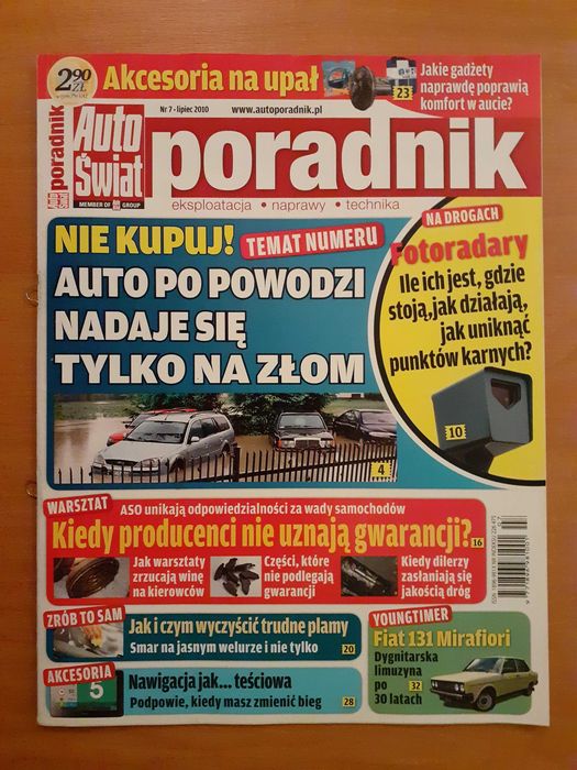 Czasopismo Auto Świat Poradnik 7/2010