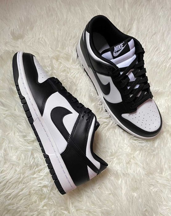 Buty Nike dunk czarno białe R.42
