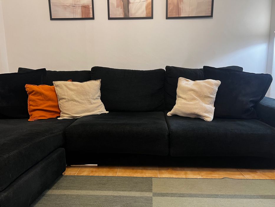 Sofá cama com chaiselong