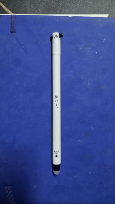 Caneta legami panda branco de estrela