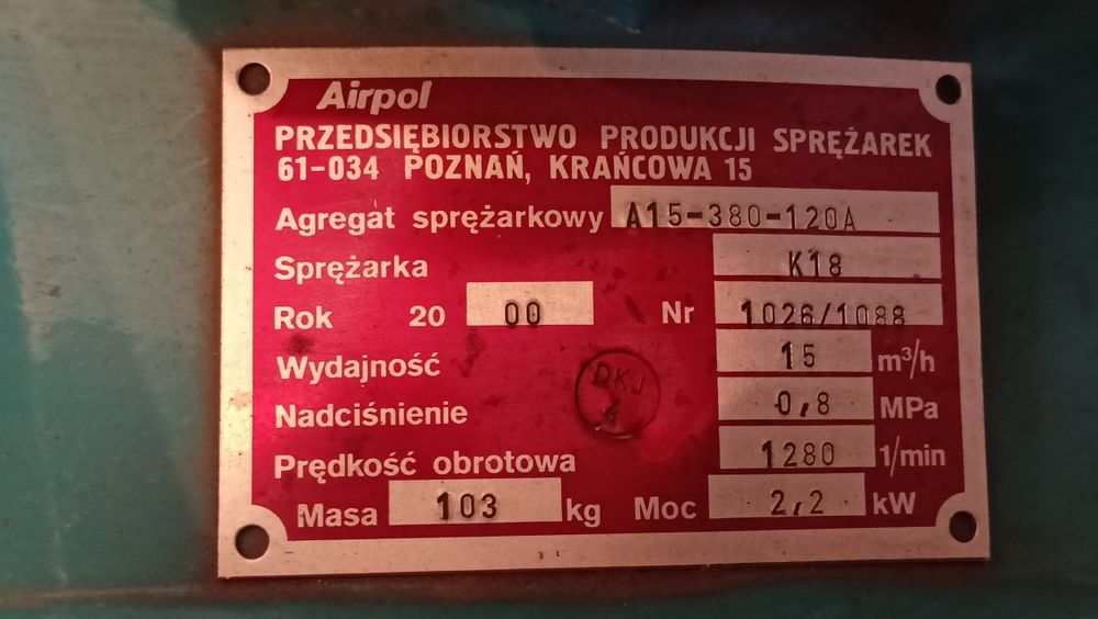 Sprzedam kompresor