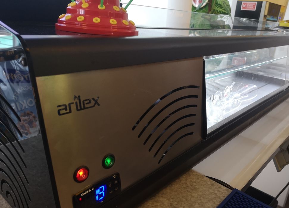 Vitrine de sushi ou tapas