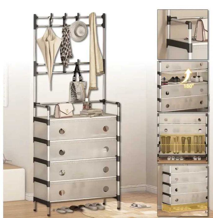 Вішалка для одягу напольна вішак / Вешалка для одежды и обуви стойка