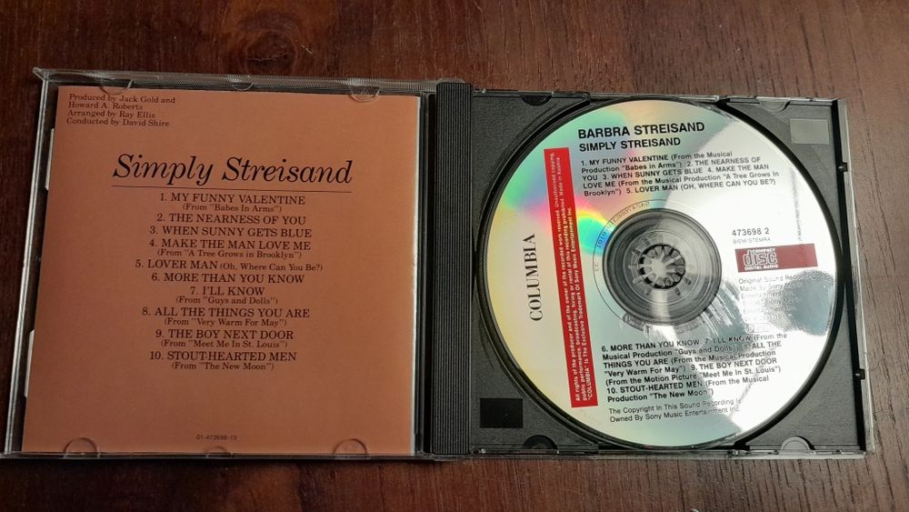 CD Bárbara Streisand  Simply Streisand