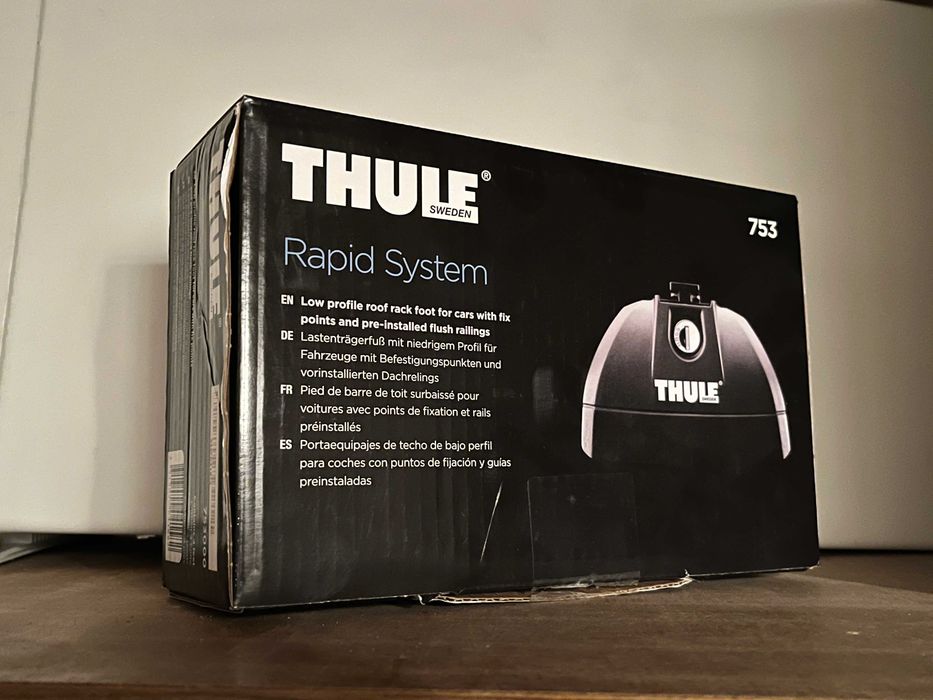 Komplet uchwytów dachowych "Thule Rapid System 753" (np.do VolvoXC60)