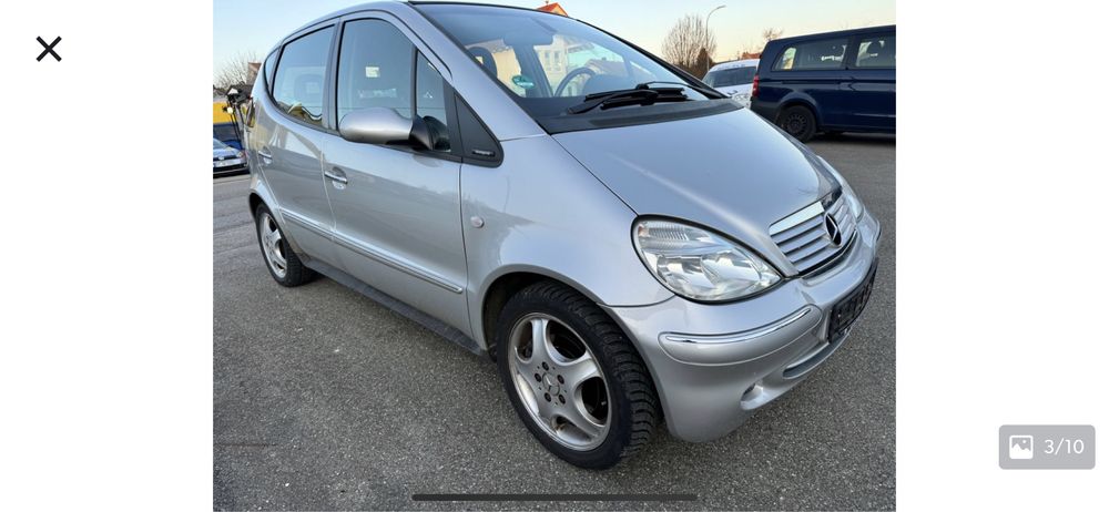 Mercedes a class w168 двері 2001-2004 рік