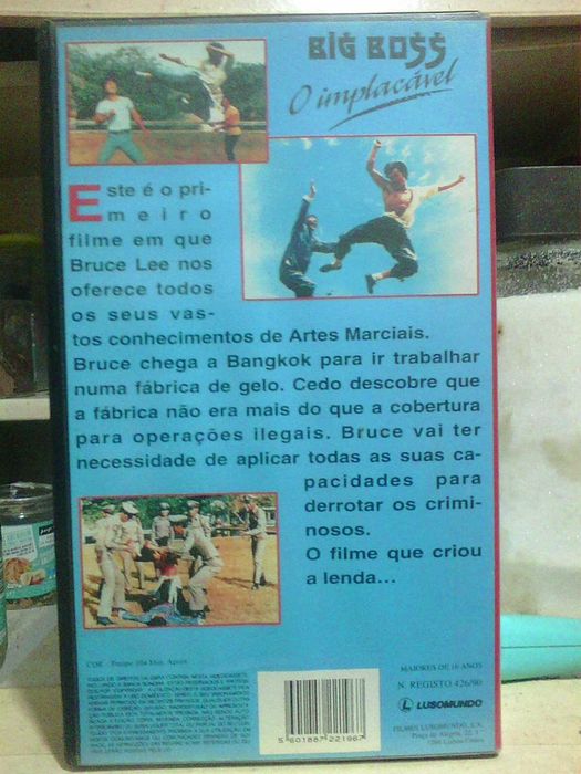 Bruce Lee - Big Boss - O Implacável vhs impecável
