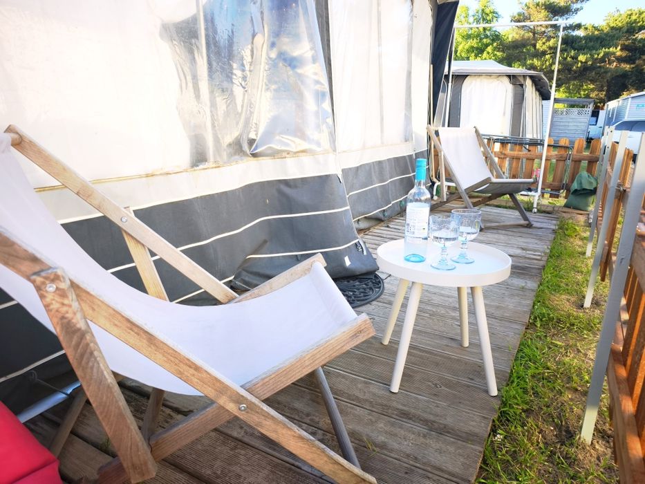 Wrzesień Chałupy 3 – przyczepa „SEA YOU”, morze, Hel, Camping | 4–5 osób