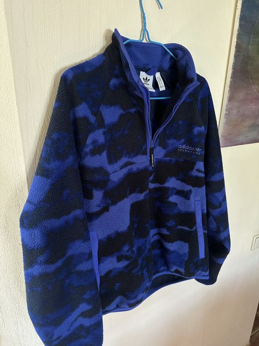 Фліс Adidas, M, синій камо