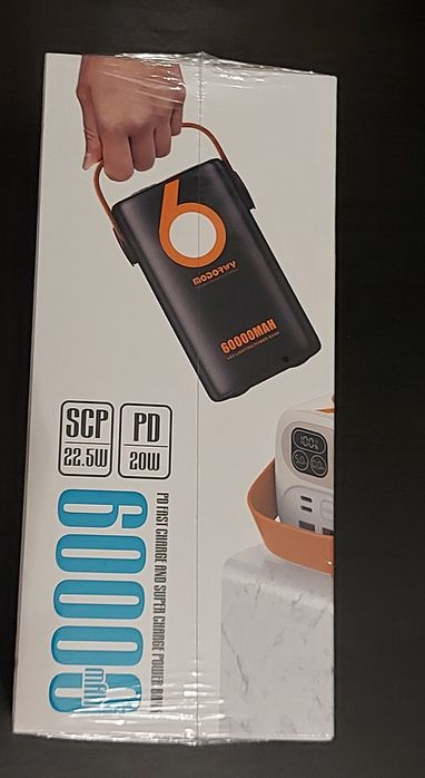 Powerbank 60000mah - Artigo novo e selado