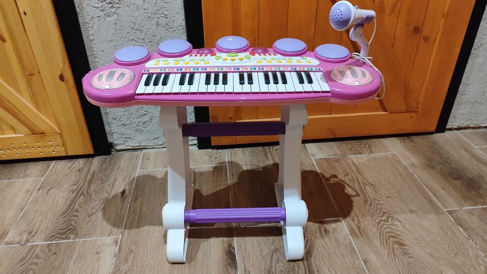 Keybord dla dzieci z mikrofonem