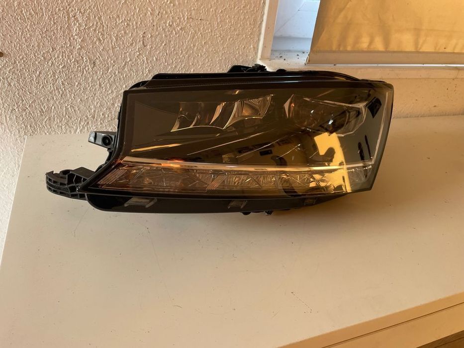 lampa reflektor lewa przednia przód skoda fabia iii led xenon 6v1015e