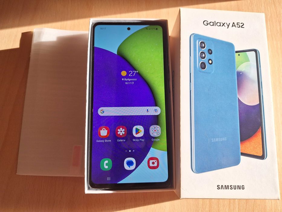 Samsung Galaxy A52 Dual Sim niebieski
