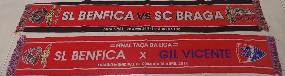 2 cachecois de futebol taca de Portugal