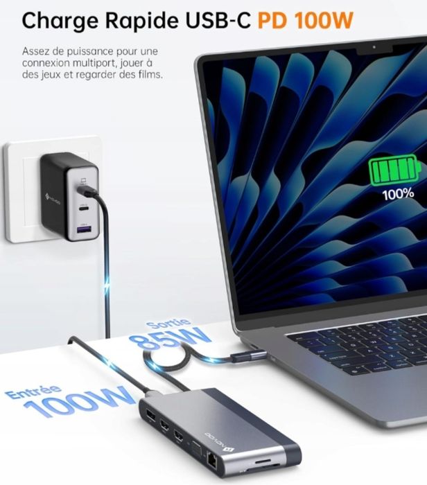 Stacja Dokująca Novoo RM14F USB C 14 W 1 HUB