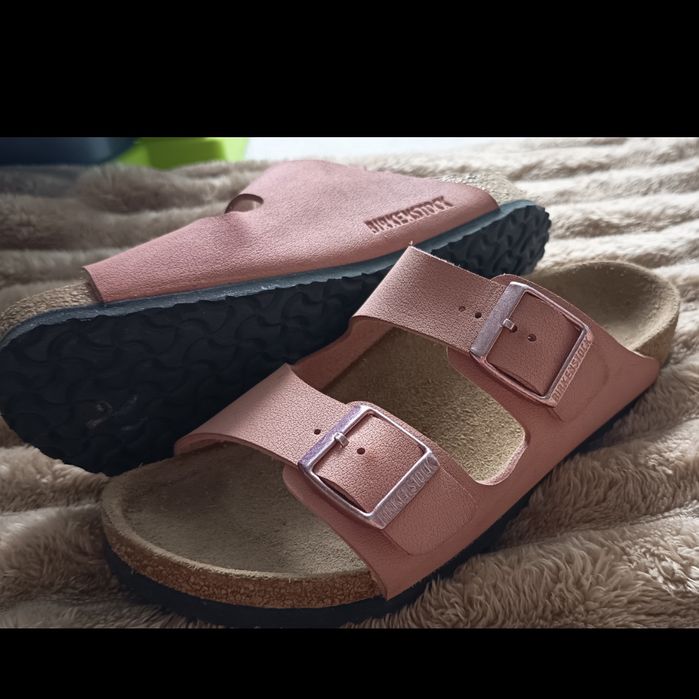 Биркенштоки ортопедичні шльопанці шльопки birkenstock arizona рожеві 35 36 біркенштоки взуття б у
