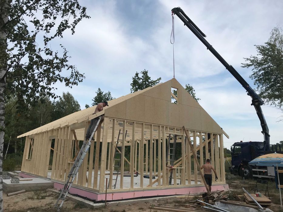 KONSTRUKCJA dom modułowy drewniany szkieletowy parterowy PARTERO 110