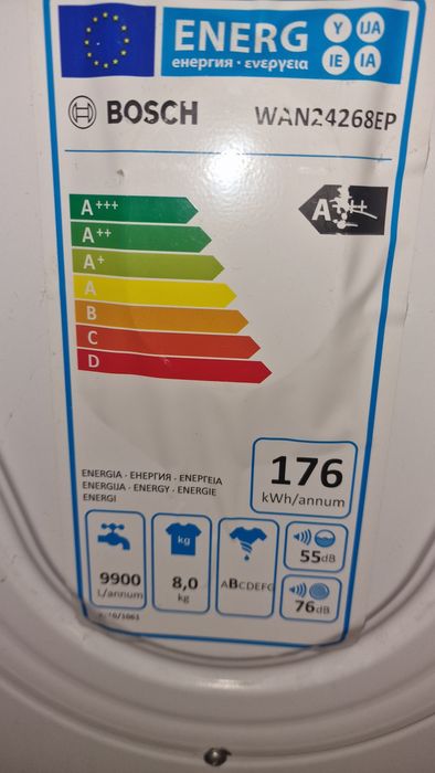 Maquina Lavar BOSCH 8kg