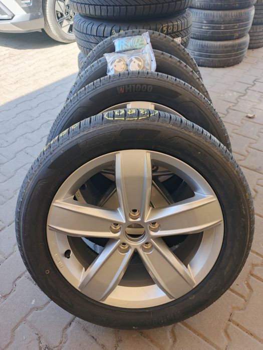 Nowe koła aluminiowe demo zimowe oryginał VW Nowe opony