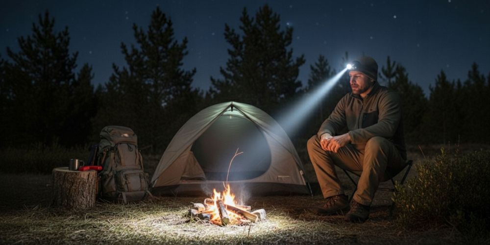 Latarka Czołowa Led Akumulator Czołówka Mocna Wodoodporna Lampa Usb-c