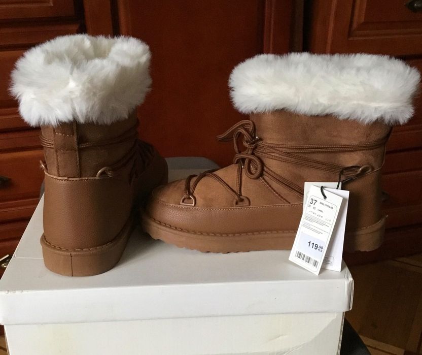 Nowe buty zimowe, rozmiar 37