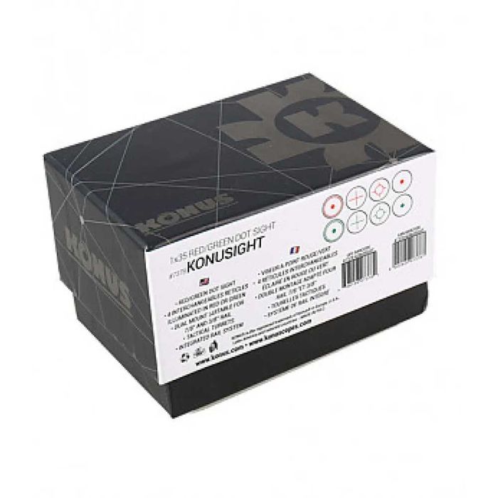 Коллиматорный прицел KONUS KONUSIGHT 1x35 Red/Green Dot