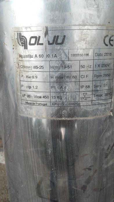 bombas submersíveis para furo e para poço