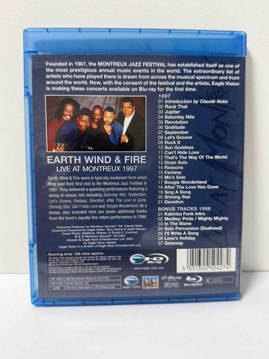 Earth, Wind & Fire - Live At Montreux 1997 Koncert na Blu-ray