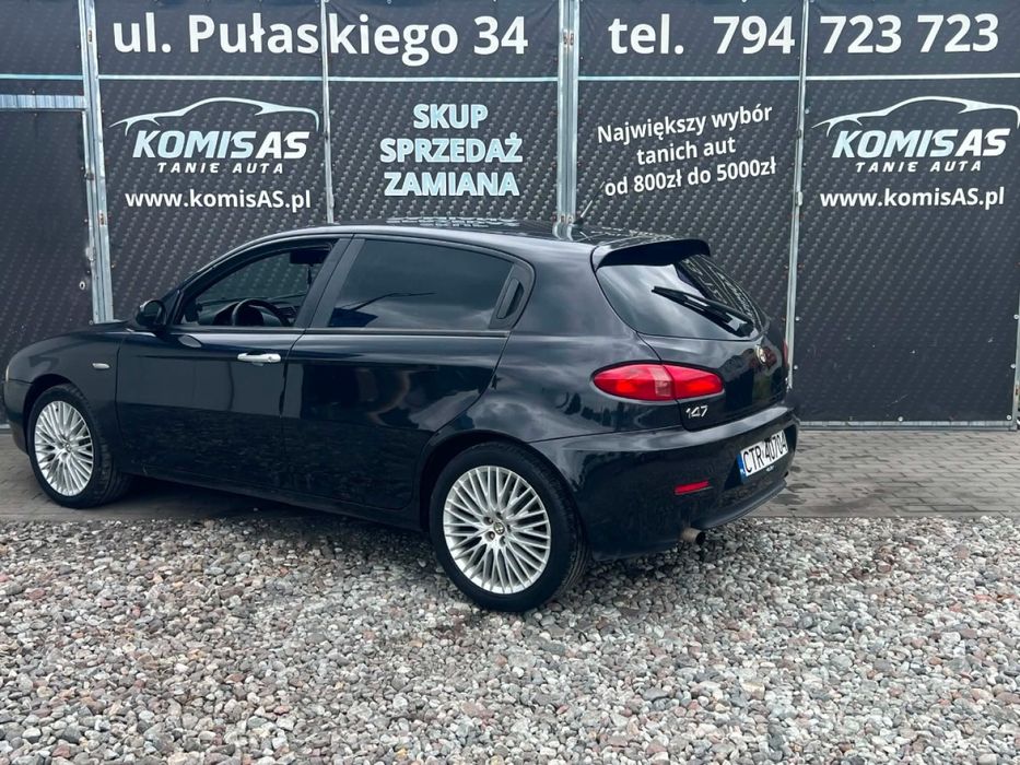 Alfa Romeo 147 1.6 + GAZ 105KM 2008r • Klimatyzacja • Radio Android • alufelgi