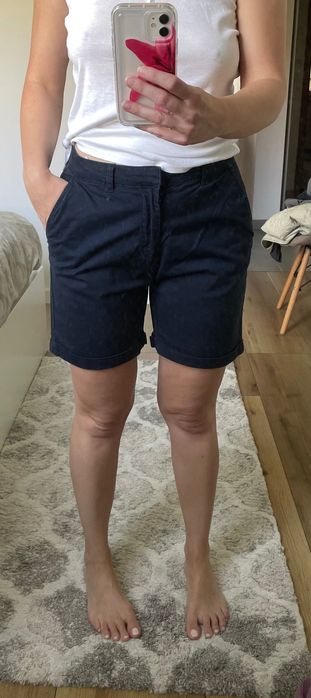 Szorty chinos granat