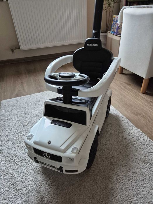 Milly Mally Jeździk Mercedes Benz G350 D Biały stan bardzo dobry +