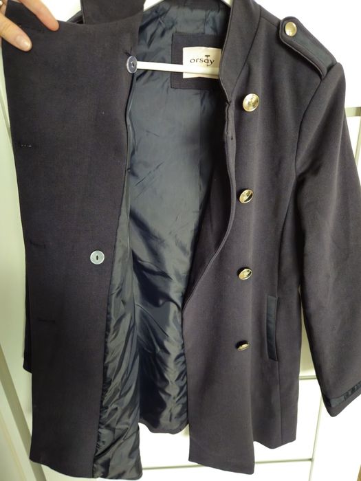 Płaszcz wiosenny Orsay r36 granatowy