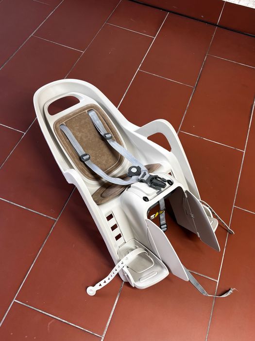 Cadeira de bicicleta Polisport Groovy – Bege – Fixação na bagageira