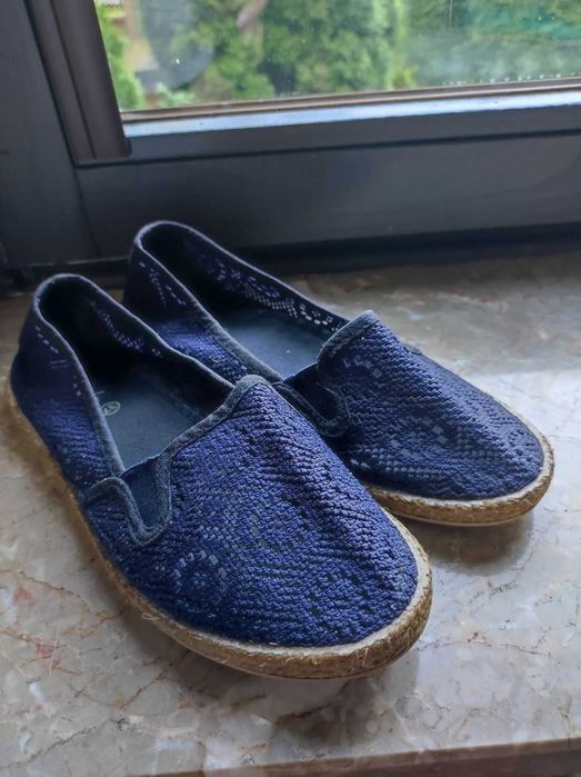 espadryle damskie ażurowe koronkowe  tenisówki siateczkowe przewiewne