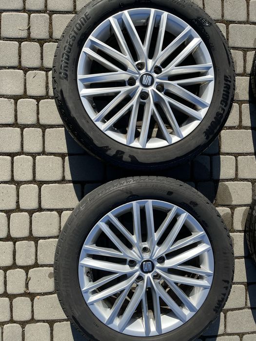 Alufelgi 5x112 18 cali Seat Ateca Leon Altea Vw Tiguan opony 225/50/18