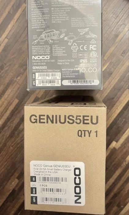 5 NOCO GENIUS 5 EU 6/12V ładowarka akumulator Li-On AGM prostownik