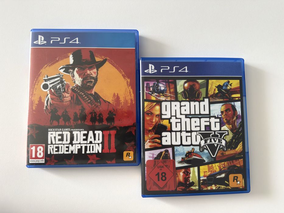 Red Dead Redemption 2 / GTA V- gry na PS4