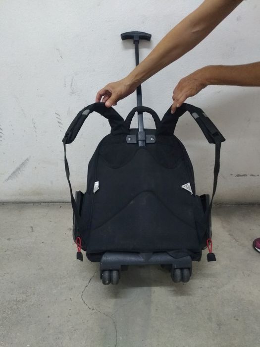 Mochila escolar com Trolley Impermeável