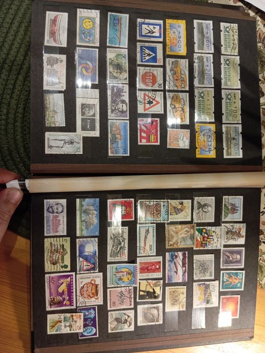 Klaser ze znaczkami - zagraniczne