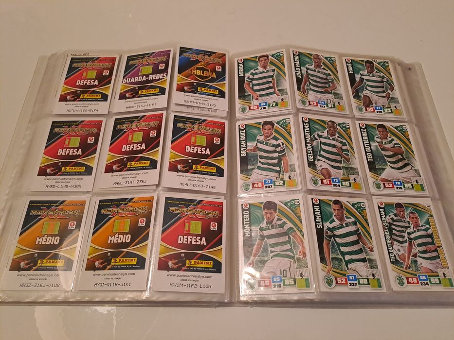 Caderneta de Cards Liga Portuguesa 2015-16 nova e completa