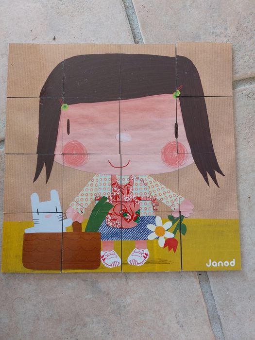 Jogos Puzzle e Memória da Janod e peluche do Panda