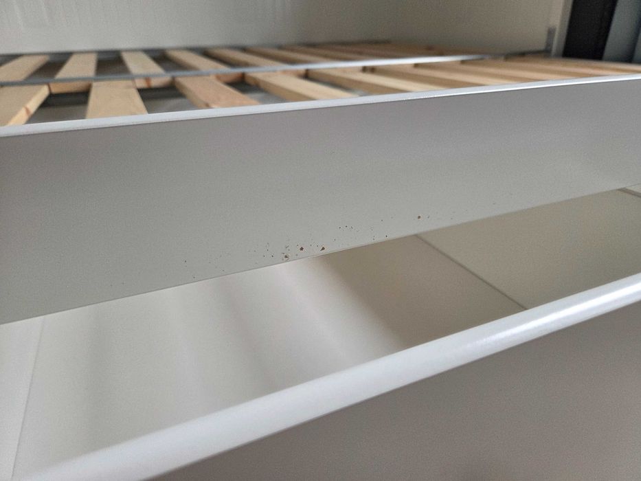Łóżko IKEA HEMNES, leżanka z 3 szufladami