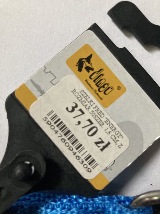 Szelki dla psa, kota niebieskie rozmiar 50