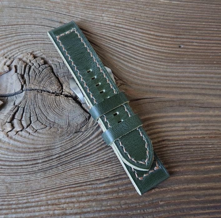 Pasek do zegarka Panerai ręcznie robiony skóra naturalna handmade