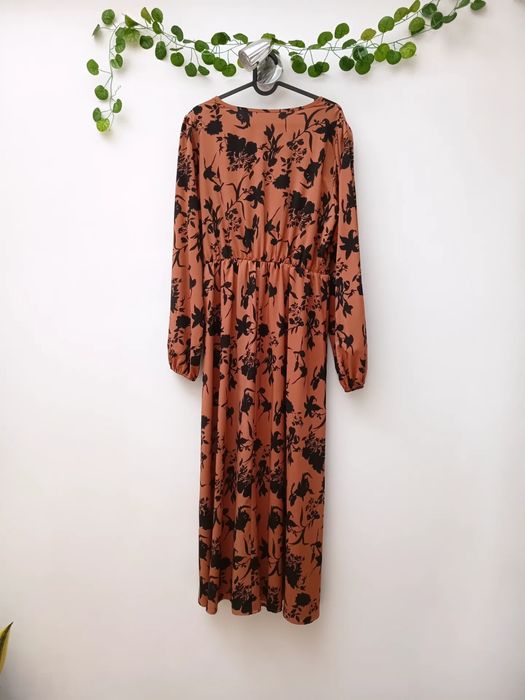 Vestido Maxi Cor Tijolo